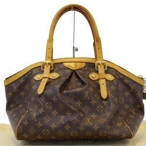 Louis Vuitton purse. Monogram Tivoli GM Brown Tote Bag
